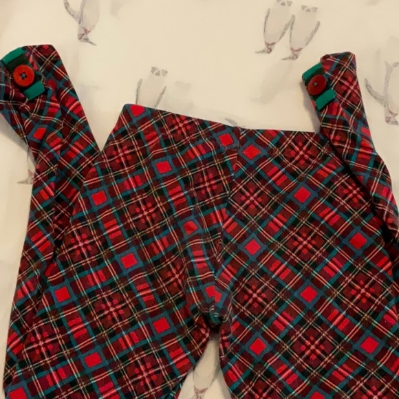 Matilda Jane Red and Green Plaid Pants - Picture 4 of 4